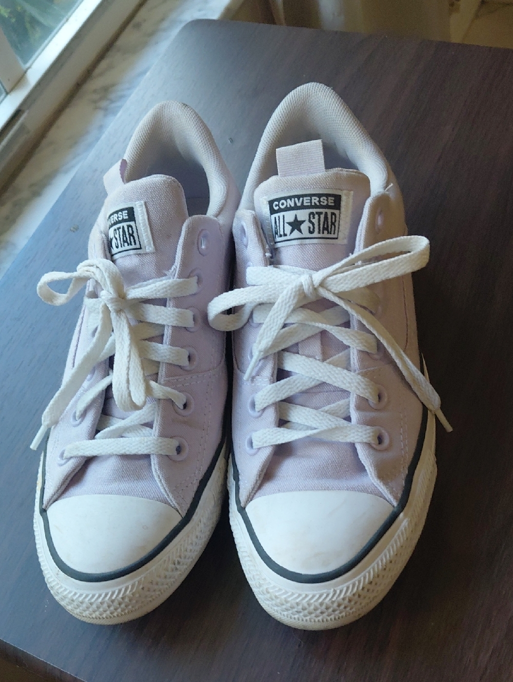 Converse All Star Women's Lavender Low-Top Sneakers